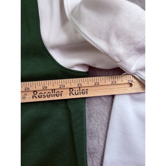 Nike Dri-FIT Quarter Zip Pullover Mens Medium Green White Long Sleeve FJ9549-341 - Picture 13 of 13